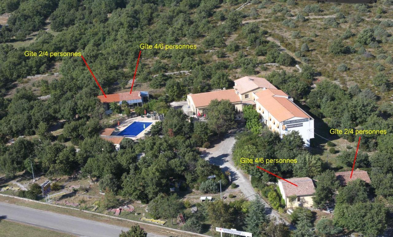 Hotel Les Persedes Lavilledieu  외부 사진